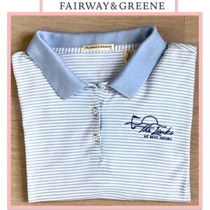 FAIRWAY & GREENE LADIES GOLF POLO 100% COTTON EXCELLENT CONDITION